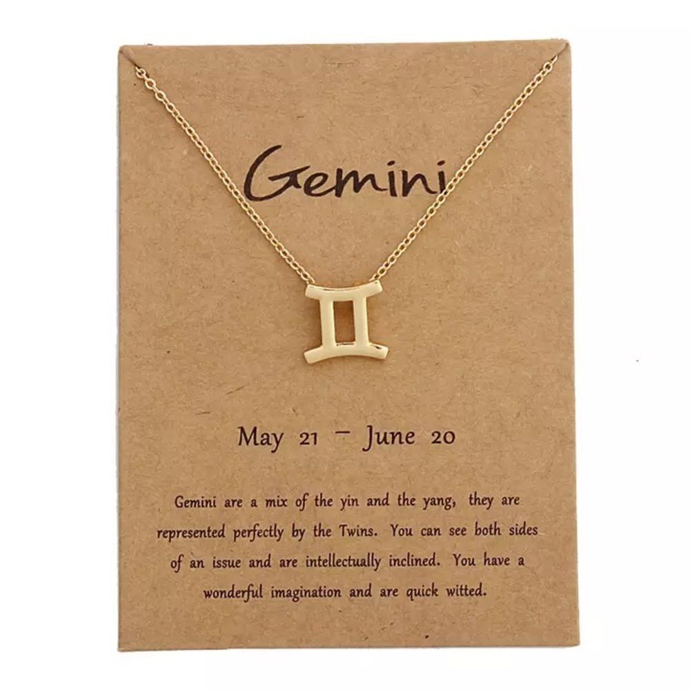 🆕Gemini Zodiac Astrology Pendant Necklace